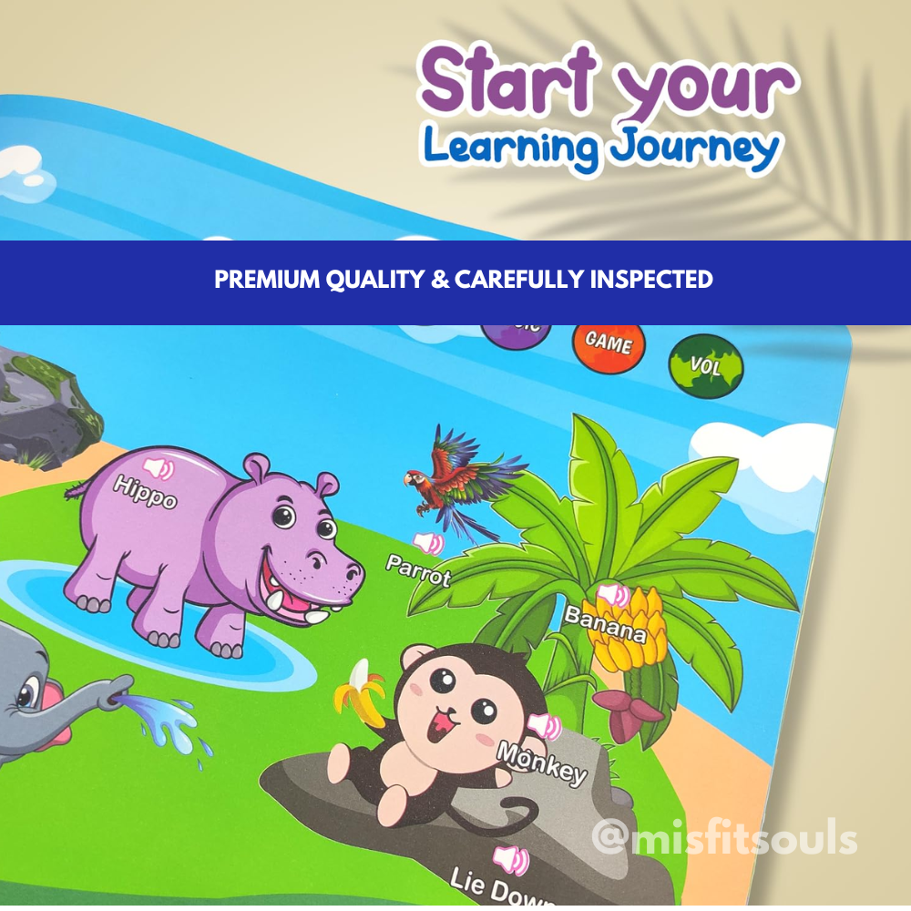 Learn & Play Educational Sound Book for Kids