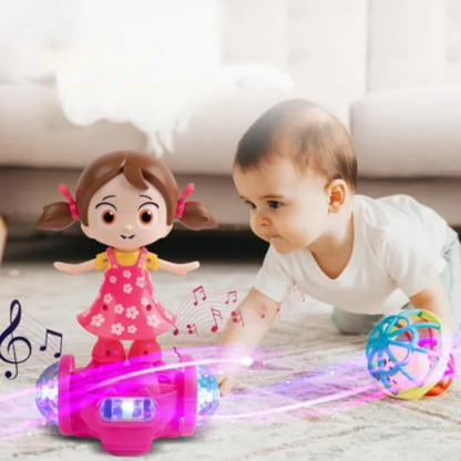 Misfit DazzleDoll™ Dancing Toy with Vibrant Light Effect & Musical Sound