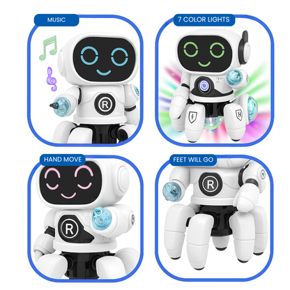 Misfit DiscoRobot™ Dancing Toy with Vibrant Light Effect & Musical Sound