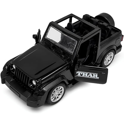 Misfit Die-Cast  Black Thar SUV Metal Car Toy for Kids | Pull Back Action