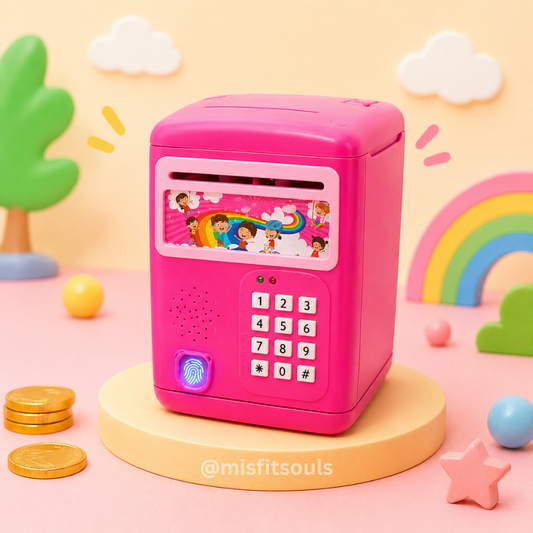 Misfit Piggy Bank™- With Fun Music Mode