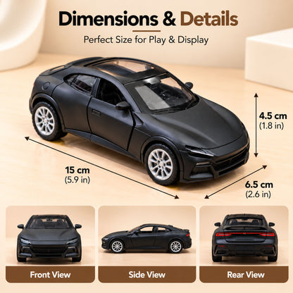 Misfit Die-Cast Sports Car Toy | Pull Back Action