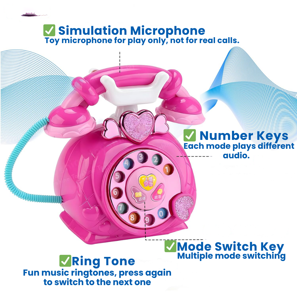 Misfit SweetTalk™ Musical Light-Up Telephone Toy