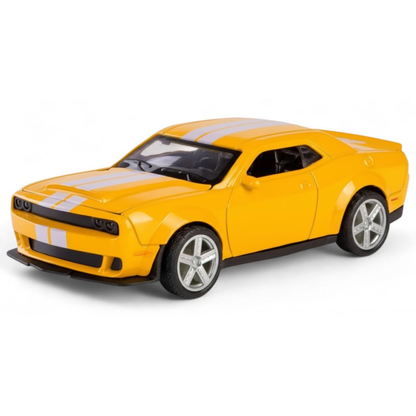 Misfit Die-Cast Dodge Challenger Metal Car Toy for Kids | Pull Back Action