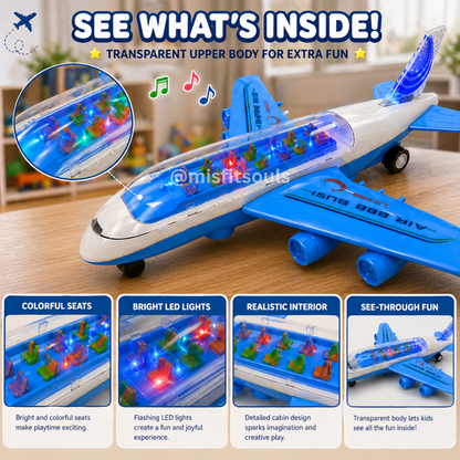 Misfit Magic Wheels Air Bus™-With Light & Sound
