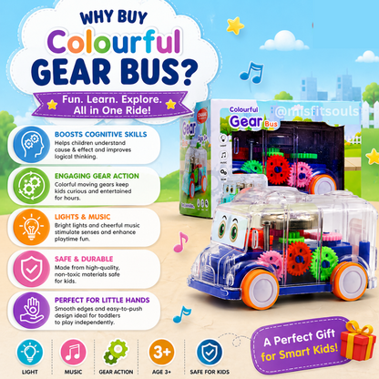 Misfit Wonder Wheels Gear Bus™- With LED Light Effects