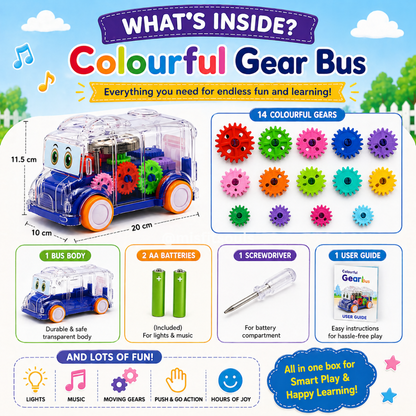 Misfit Wonder Wheels Gear Bus™- With LED Light Effects