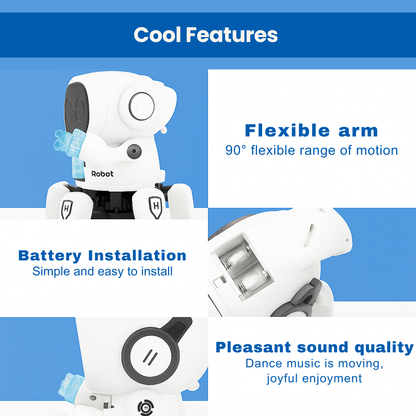 Misfit DiscoRobot™ Dancing Toy with Vibrant Light Effect & Musical Sound