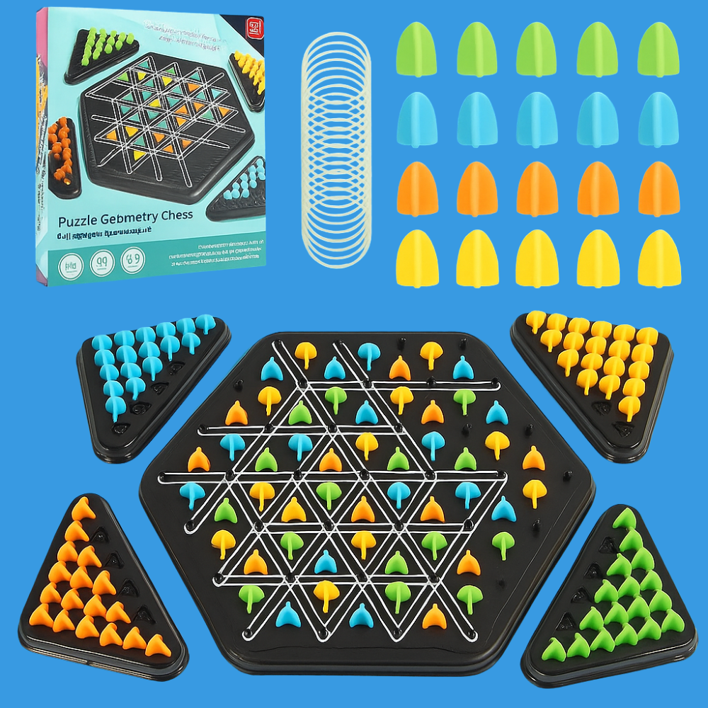 2-in-1 Puzzle and Board Games For Kids & Family