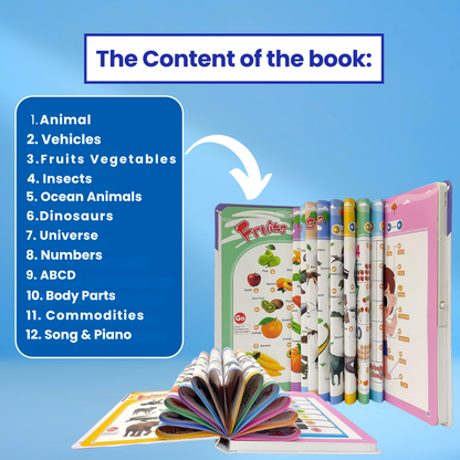 Misfit VocabBook™ - English Words Sound Book for Kids