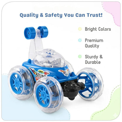 MagicWheels™ Rechargeable 360° Stunt Car Toy with Remote & USB Cable