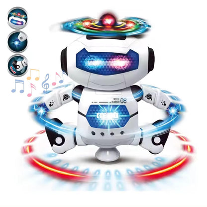 Misfit SpinnyBot™ Dancing Toy with Vibrant Light Effect & Musical Sound